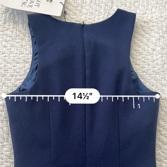 Wyatt Collection navy dress - Picture 6 of 9